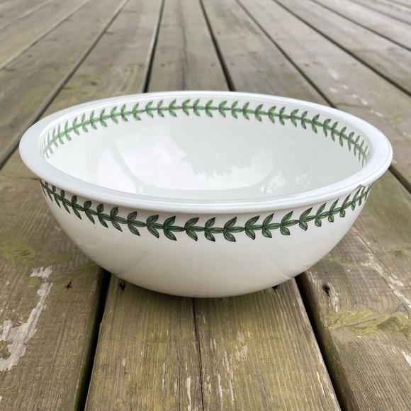 As Is**Portmeirion Botanic Garden Sovereign Shape 10” Salad Bowl Made in Britain - Picture 6 of 15